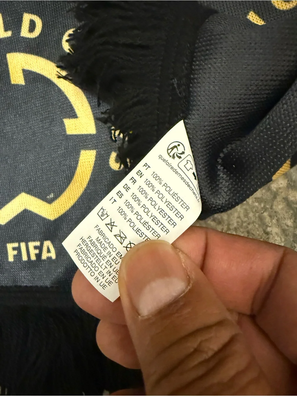 FIFA Club World Cup 2025 Black Scarf